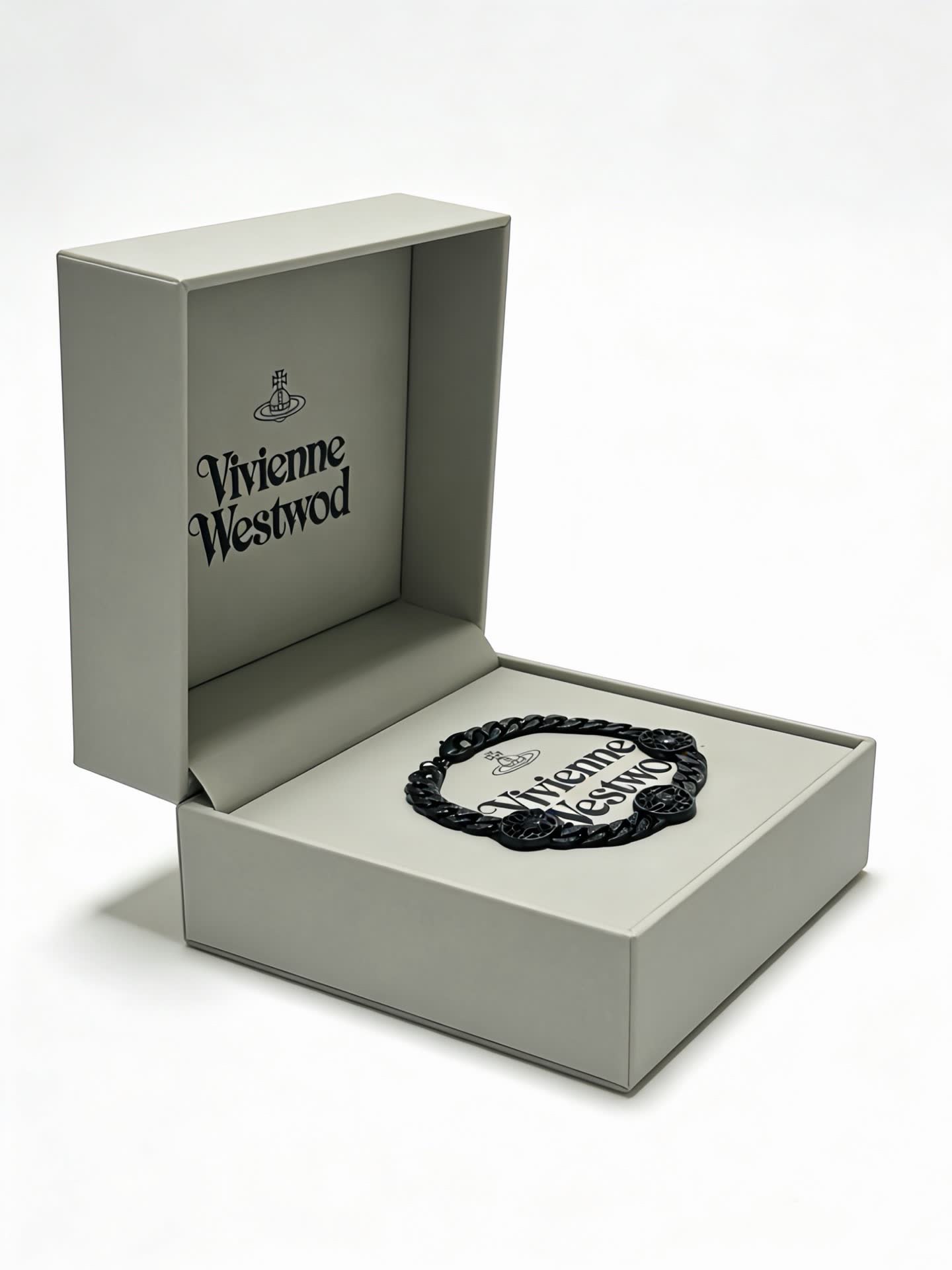 Vivienne Westwood Black Chain Bracelet